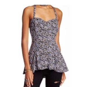 Free People floral tank